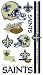 New Orleans Saints Temporary Tattoos