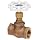Milwaukee Valve UP502 Series Bronze Globe Valve, Potable Water Service, Inline, Threaded Bonnet, NPT Female