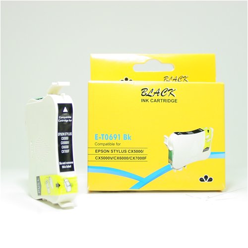 5 Pack Epson T069120 Black Compatible Ink Cartridges T0691