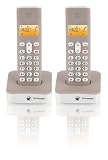 Electronics : BT Freestyle 335 Twin DECT TAM phone - White / Stone