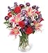 The Stunning Beauty Lily and Rose Bouquet, Shown