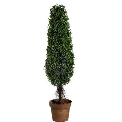 A&B Home Artificial Boxwood Tree Plant, 36-Inch