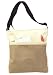 Canvas Messenger Tote with Zipper