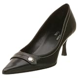 AK Anne Klein Women's Amston,Black Leather,5 M