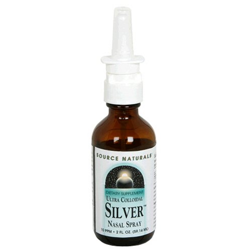 Source Naturals Ultra Colloidal Silver, Nasal Spray, 10 ppm, 2 Ounce (Pack of 2)