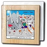 Review 3dRose LLC  / Elephant Baseball Fan - 6 Inch Tile Napkin Holder