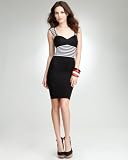 Sailor Girl Bodycon Dress - BLACK/WHITE (P/S)
