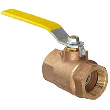 Apollo 70-100 Series Bronze Ball Valve, Two Piece, Inline, Lever, NPT Female