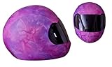 SkullSkins Fairy Pink Motorcycle Helmet Street Skin