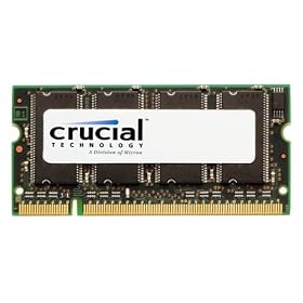 Crucial Technology 256MB 200-Pin PC2100 266Mhz SODIMM DDR RAM