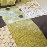 Spa Throw (Green Circles w/ Softee Back)