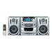 JVC PC-XC370 10-Watt Shelf System with 3-Disc CD Player, AM/FM Tuner, and Dual Cassette Deck (Silver)