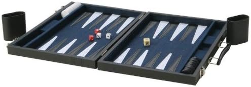 Maxam™ Backgammon Game in Faux Leather Carrying Case