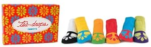 Trumpette Tea Drops Socks, Assorted, 0-12 Months