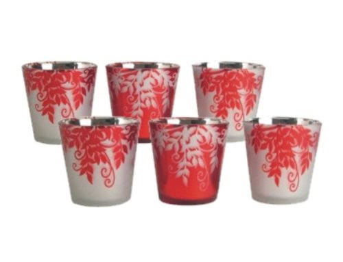 Set of 6 Votives Silver Lining