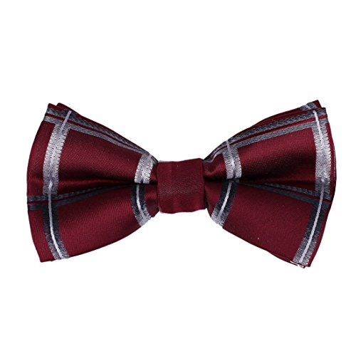 DBD7C04-06 Design Checkered Hallowmas Microfiber Pre-Tied Bow Ties By Dan Smith