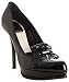 Christian Dior black patent leather 'Corset' platform pumps