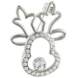Austrian Crystal Rhinestone Reindeer Animal Brooch Pin
