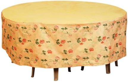 Design Expressions - 36-Inch Diameter Round - 36-Inch Square Table and Chair Combo Cover - 30-Inch Drop (P5A08FA3)