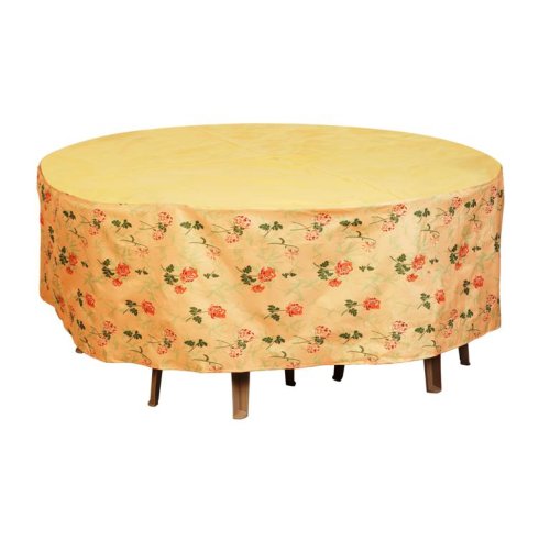 Design Expressions - 72-Inch Diameter Round - 72-Inch Square Table and Chair Combo Cover 30-Inch Drop (P5A06FA3)