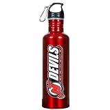 New Jersey Devils NHL 26 oz. Red Stainless Steel Water Bottle