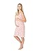 Baby Be Mine Maternity Nursing Gown Sleeveless Nightgown Pregnancy (Large, Sophie)