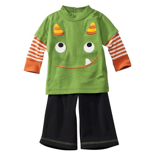 Newborn Boys JUST ONE YOU Made by Carter s Blue Green Daddy s Little Monster Pant Set baju bayi from bajubayi.org