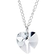 Austrian Crystal Heart April Birthstone Necklace MADE WITH SWAROVSKI ELEMENTS