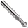 Melin Tool AMG-DP Carbide Drill Mill, Uncoated (Bright) Finish, 30 Deg Point Angle, 2 Flutes, 2.5" Overall Length, 0.25" Cutting Diameter, 0.25" Shank Diameter