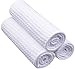 SINLAND Microfiber Dish Towel Kitchen Sublimation Towel Dishes Drying Towels and Kitchen Cleaning Cloth Waffle Towels 16inch X 24inch(3 Pack White)