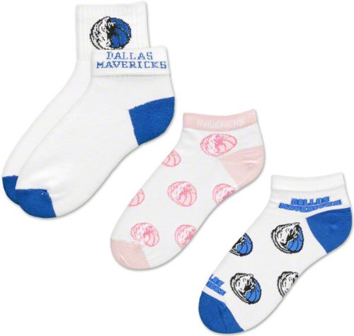 Dallas Mavericks Women's 3-Pair Sock Pack