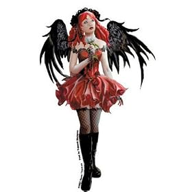 Nene Thomas - Elegant Red Gothic Fairy - Sticker / Decal