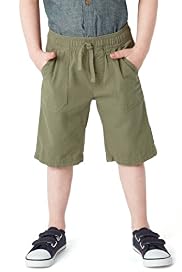 Pure Cotton Drawstring Twill Shorts