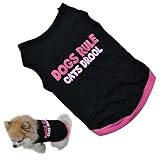Voberry Pet Dog Puppy Cat Classic Quote T-shirt Doggy Clothes Cotton Shirts (M)