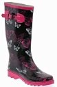 EyeCatchShoes - Womens Butterfly Wellington Boots Wellies