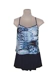 It Figures! Hip Hider Collection Hawaiian Skortini (tank and shorts) Swimsuit RETAIL VALUE $110