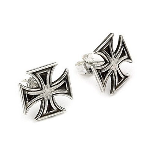 Iron Cross Stud Earrings