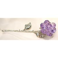 Purple Crystal Rose Lying Down