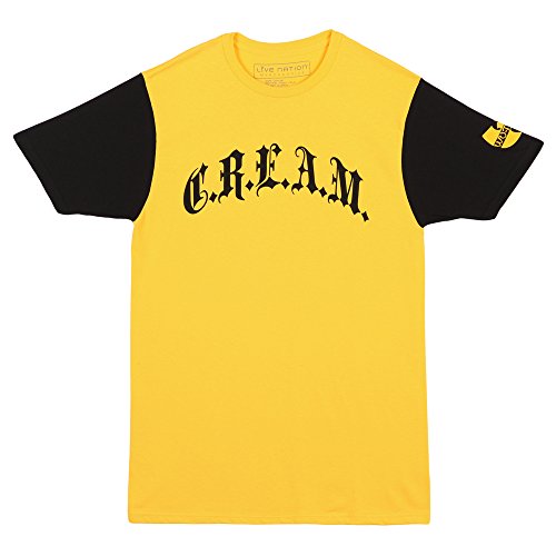 Wu-Tang Clan C.R.E.A.M. Logo Adult T-shirt - Yellow