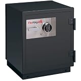 Fireproof Deluxe BurglaryRated Safe 4.5 Cubic Feet Graphite