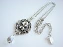 Tarina Tarantino X Kidrobot Munny Cameo Pendant Necklace -- Silver