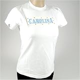 NORTH CAROLINA TAR HEELS GLITTER GEAR TEE T-SHIRT SZ S
