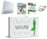 Nintendo Wii System Fit & Ski HD Bundle