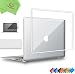 UESWILL 3in1 Glossy Crystal Clear Hard Shell Case Cover for MacBook Air 13