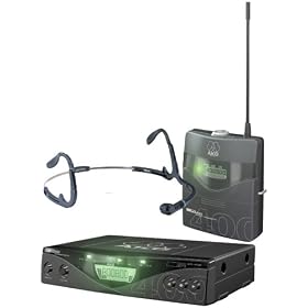 AKG WMS400/PT/420 Head Worn Set Wireless System Best Suited for Any Handsfree Applications