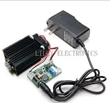 LILLYエレクトロニクス 12V450nmで2W2000mwブルーレーザードットモジュール調整ワット/ドライバー＆TTL木彫り