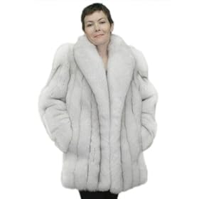 Buy 32 Classic Fox Long Jacket w Shawl Collar by FursNewYork