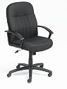 Boss Black Fabric Mid-Back Executive Chair
