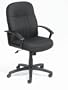 Boss Black Fabric Mid-Back Executive Chair
