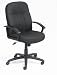 Boss Black Fabric Mid-Back Executive Chair